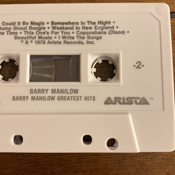 Barry Manilow vintage cassette tape - Picture 6 of 7